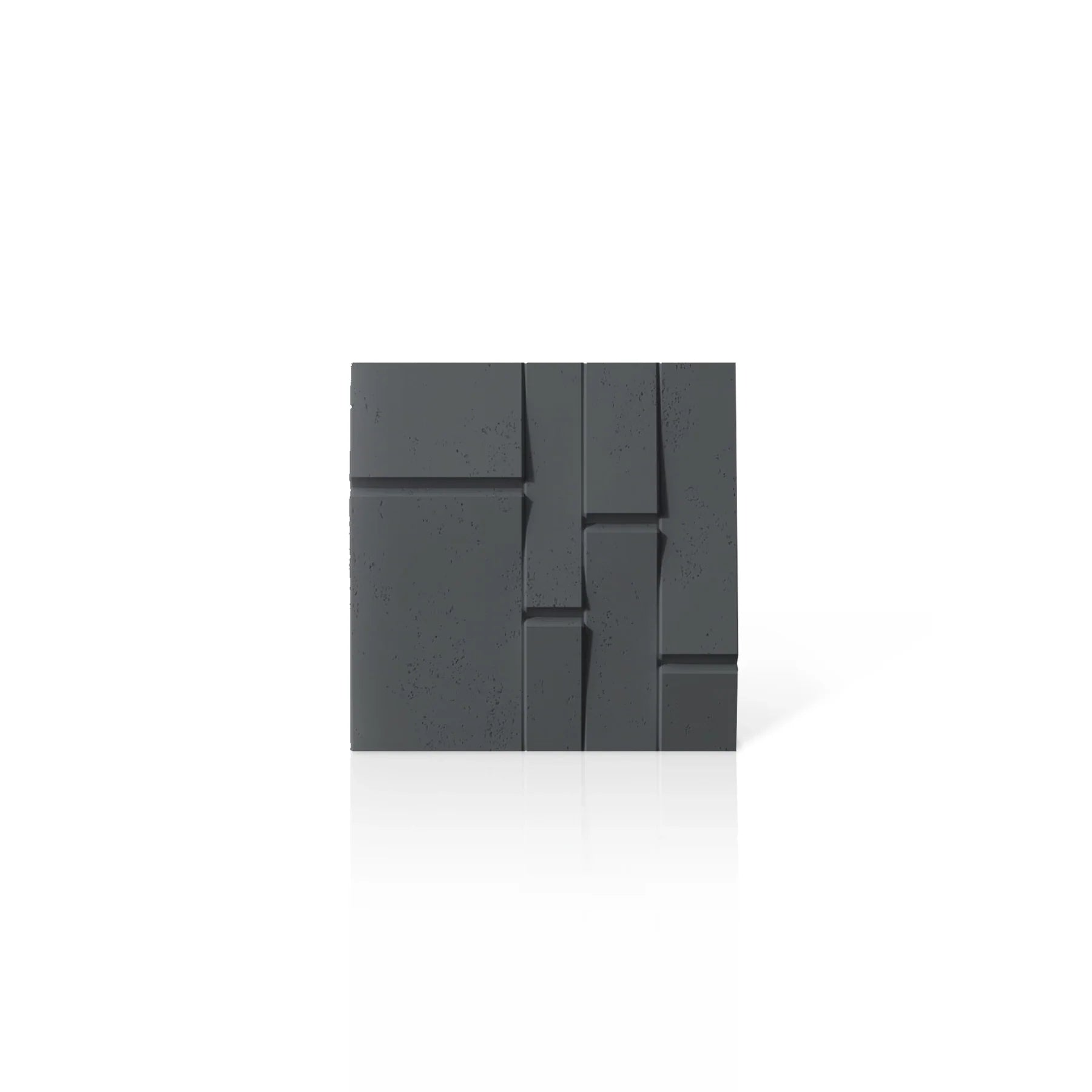 3D Concrete Wall Panels BREAK OUT colour swatch on white background DecorMania.eu
